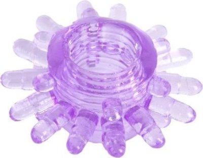 Фиолетовое гелевое эрекционное кольцо с шипиками Диаметр: 1.5 см. Гелевое прозрачное эрекционное кольцо. Для дополнительной стимуляции предвагинальной зоны женщины на кольце имеются шипчики. Колечко очень эластичное, хорошо растягивается, подойдет на любой размер полового члена. Страна: Китай. Материал: термопластичный эластомер (TPE).