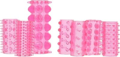 Набор из 7 розовых насадок на пенис ONE-A-DAY PENIS SLEEVES PINK Длина: 7.6 см. Набор из 7 розовых насадок на пенис ONE-A-DAY PENIS SLEEVES PINK. Страна: Китай. Материал: латекс.