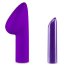 Фиолетовый вибромассажер B4 - 13,97 см. - Фиолетовый вибромассажер B4 - 13,97 см.