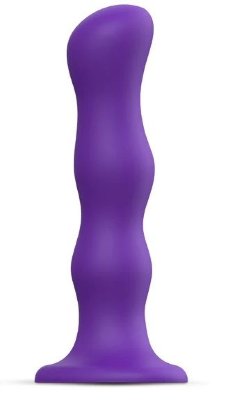 Фиолетовая насадка Strap-On-Me Dildo Geisha Balls size M Диаметр: 3.6 см. Geisha Balls простой и элегантный фаллоимитатор, но это только на первый взгляд. Внутри стержня скрыты «Шарики Гейши», которые стимулируют колебания при каждом движении. В утолщении на стволе фаллоимитатора встроена капсула, внутри которой вращаются незакрепленные шарики, благодаря этой технологии Geisha Balls превращается в секс-игрушку с вибрацией. Степень интенсивности колебаний зависит от силы, которую вы прилагаете. Материал фаллоимитатора выполнен из жидкого силикона, который обеспечивает мягкое, эластичное и гладкое покрытие. Geisha Balls оснащен присоской, поэтому подойдет для соло-игр, а также он совместим со всеми креплениями от бренда. Рабочая длина - 15,3 см. Страна: Франция. Материал: силикон.