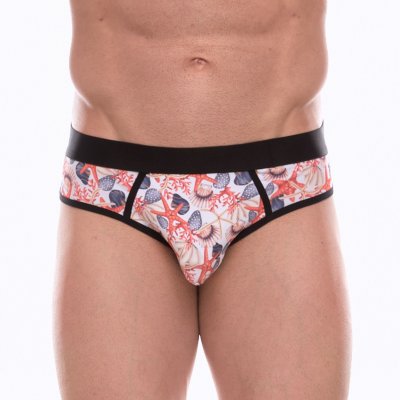 Белые трусы-джоки с принтом в виде цветных ракушек Белые трусы-джоки с принтом в виде цветных ракушек. Страна: Турция. Материал: 95% полиэстер, 5% эластан.