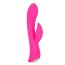 Ярко-розовый вибромассажер-кролик 5 Silicone Ripple Passion - 19,1 см. - Ярко-розовый вибромассажер-кролик 5 Silicone Ripple Passion - 19,1 см.