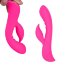 Ярко-розовый вибромассажер-кролик 5 Silicone Ripple Passion - 19,1 см. - Ярко-розовый вибромассажер-кролик 5 Silicone Ripple Passion - 19,1 см.