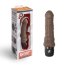 Коричневый вибратор-реалистик 6 Realistic Vibrator - 17 см. - Коричневый вибратор-реалистик 6 Realistic Vibrator - 17 см.