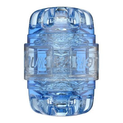 Мастурбатор Fleshlight Quickshot Turbo Blue Ice Длина: 11 см. Диаметр: 6.8 см. Прозрачный мастурбатор Quickshot Turbo от Fleshlight изготовлен из шелковисто-мягкого материала Super Skin, который не только невероятно реалистичен на ощупь, но и безопасен для кожи, не содержит токсинов и фталатов. Внутри имеет новую захватывающую структуру Turbo Tech с кольцами, которая интенсивно массирует пенис во время мастурбации. Открывается с обеих сторон. В комплекте прозрачная коробка для хранения. Страна: Испания. Материал: Super Skin.