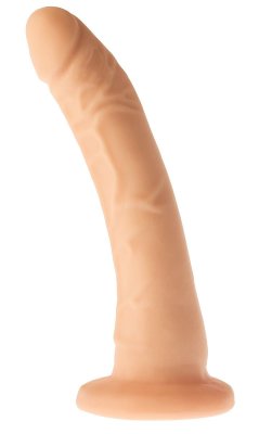 Телесный фаллоимитатор Captain Cooper - 21,5 см. Длина: 21.5 см. Диаметр: 3.6 см. Мягкий и гибкий фаллоимитатор, изготовленный из антибактериального ПВХ, без запаха и безопасный для тела. У него есть сильная присоска, позволяющая пользователям наслаждаться целым рядом возможностей для всех видов удовольствия, в одиночку или с партнером. Основание на присоске гарантирует, что игрушка будет прилипать к любой гладкой плоской поверхности, будь то пол, изголовье кровати или стенка душа. Страна: Китай. Материал: поливинилхлорид (ПВХ, PVC).