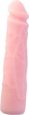 Реалистичный на ощупь фаллоимитатор без мошонки - 23 см. Длина: 23 см. Диаметр: 4.5 см. Эта восхитительная на вид секс-игрушка просто не способна разочаровать женщину. А всё потому, что она не отличается слишком большими или слишком маленькими размерами, имеет анатомический рельеф, рельефную головку и нежнейшую поверхность. Секс-игрушка выполнена из имитирующего кожу человека материала - термопластичной резины. Страна: Китай. Материал: термопластичная резина (TPR).