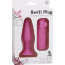 Розовая вибровтулка с выносным пультом управления - 11,4 см. - Розовая вибровтулка с выносным пультом управления - 11,4 см.