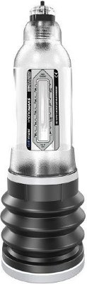 Прозрачная гидропомпа HydroMAX5 Эту модель приобретают мужчины, которым по начальным параметрам еще рано использовать HydroMAX7. Главное отличие HydroMAX от предыдущей серии - повышенная мощность гидропомпы (на 35%), благодаря чему ускорился рост полового члена, а так же увеличились итоговые результаты за тот же промежуток времени. Помпа абсолютно безопасна, проста в использовании и эффективна – она удобно крепится на основании пениса, не вызывая дискомфорта, и создает достаточное давление для эффективных тренировок, не требуя постоянной подкачки. В отличие от других вакуумных помп гидропомпы Bathmate использует силу воды, поэтому его нужно использовать в ванной или душе. Благодаря гидропомпе: - происходит усиленный прилив крови к тканям паховой области, каверозным телам, в следствие чего увеличивается длина и диаметр полового члена - эрекция пениса становится более выраженной и продолжительной - ваш пенис будет более сильным - при регулярном использовании происходит увеличение пениса. Чем чаще Вы пользуетесь Bathmate, тем большим будет результат. На колбе помпы имеется специальная шкала - с yей результаты будут еще нагляднее. Помпа бесшумна. Начальные размеры пениса (в эрекции) до покупки помпы: Длина пениса - до 12,5 см. Диаметр пениса - до 4 см. Параметры гидропомпы: Длина с сильфон-насосом (общая длина) - 24,5 см. Длина без сильфон-насоса (длина колбы) - 19,5 см. Внутренний диаметр колбы - 5,2 см. Внутренний диаметр сильфон-насоса - 5,5 см. Мощность - 0,55 бар. Страна: Великобритания. Материал: анодированный пластик, силикон.