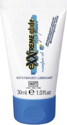 Анальная гель-смазка на водной основе Exxtreme Glide - 30 мл. Эта смазка на водной основе поможет вам раскрыть все грани удовольствия от анальных ласк! Обеспечивая безупречное скольжение, она оградит вас и партнёра/партнёршу от дискомфорта или боли. В состав лубриканта входят масла зверобоя и энотеры, благодаря которым мышцы ануса расслабляются на раз-два-три. Приятно и то, что Exxtreme Glide совместим с презервативами и секс-игрушками из любых материалов. Вода, глицерин, пропиленгликоль, этоксилированный (пэг-18) метиловый эфир диметил силана, гидроксиэтилцеллюлоза, полисорбат 20, масло оливы, масло семян подсолнечника однолетнего, масло энотеры двулетней, масло сладкого миндаля, масло семян жожоба, токоферилацетат, цветы, листья, экстракт из стебля зверобоя обыкновенного, токоферол, тетранатрия глутамат диацетат , молочная кислота, бутилгидрокситолуол, бензоат натрия, сорбат калия. Страна: Великобритания. Объем: 30 мл.