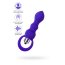 Фиолетовая анальная вибровтулка Curvy - 14 см. - Фиолетовая анальная вибровтулка Curvy - 14 см.