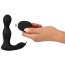 Черная анальная пробка с вибрацией, вращением и пультом ДУ RC Butt Plug with 2 Functions - Черная анальная пробка с вибрацией, вращением и пультом ДУ RC Butt Plug with 2 Functions