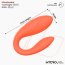 Коралловый интерактивный вибромассажёр для пар Couple Toy Salmon - Коралловый интерактивный вибромассажёр для пар Couple Toy Salmon
