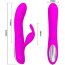 Вибратор с зайчиком-стимулятором клитора Dylan - 21,3 см. - Вибратор с зайчиком-стимулятором клитора Dylan - 21,3 см.