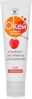 Гель-лубрикант Окей с ароматом вишни - 50 гр. Интимная смазка на водной основе «О’кей» позволяет дополнить удовольствие от близости с любимым человеком вишневым ароматом. Лубрикант «О’кей» обеспечивает отличное скольжение и увлажнение на протяжении всего полового акта. Подходит для использования с секс-игрушками из любых материалов. Не оставляет следов на белье и постели. Остатки средства легко смываются с тела обычной водой. нанесите на участки, требующие смазывания, перед началом интимной близости. Aqua, Glycerin, PEG-8, Hydroxyethylcellulose, Aroma, Methylparaben, Propylparaben. Страна: Россия. Объем: 50 гр.