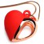 Красное ожерелье с подвеской-вибратором 10X Vibrating Silicone Heart Necklace - Красное ожерелье с подвеской-вибратором 10X Vibrating Silicone Heart Necklace