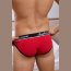 Красные мужские трусы-брифы с вырезом - Красные мужские трусы-брифы с вырезом