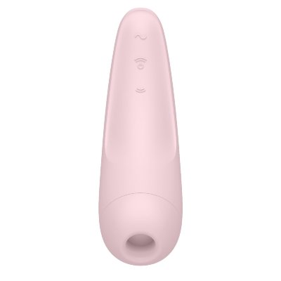Розовый вакуум-волновой стимулятор Satisfyer Curvy 2+ Длина: 13.5 см. Благодаря эргономично изогнутой форме Satisfyer Curvy 2+ идеально лежит в руке. Изготовленный из медицинского силикона стимулятор обладает гладкой, приятной на ощупь поверхностью. Округлая головка плотно прилегает к клитору и обеспечивает не только вакуумно-волновое воздействие, но и вибрацию. Особенность игрушки состоит в том, что она управляется не только с помощью кнопок на корпусе, но и с помощью телефона. Новое приложение Satisfyer Connect предлагает вам уникальные возможности. Оно совместимо с любым Android или Apple, смартфоном, планшетом и Apple Watch. Дистанционное управление позволит наслаждаться не только стандартными программами, но и эксклюзивными функциями по созданию своих режимов вибрации. Дополнительно в приложении есть опция - при использовании микрофона мобильного телефона можно делать преобразование окружающих звуков в вибрацию. Игрушка также вибрирует под музыку. В приложении доступна функция видео чата и возможность передачи управления игрушкой другому человеку. Приложение отвечает всем строгим требованиям немецкой защиты данных. Satisfyer Connect не собирает никаких данных об использовании игрушки или поведении пользователей. Поэтому данные всегда защищены на 100%. Заряжается устройство с помощью магнитного кабеля, входящего в комплект. Адаптер для розетки необходимо покупать отдельно. Функциональность – вакуумно-волновое воздействие и вибрация. Страна: Германия. Материал: анодированный пластик, силикон. Батарейки: встроенный аккумулятор.