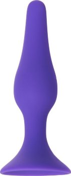 Фиолетовая анальная втулка Toyfa A-toys - 11,3 см.