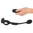 Черное виброкольцо с анальной пробкой Cock Ring with RC Butt Plug - Черное виброкольцо с анальной пробкой Cock Ring with RC Butt Plug