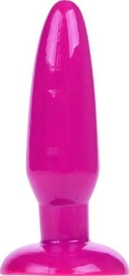 Розовая анальная пробка с подошвой-присоской - 13,5 см. Длина: 13.5 см. Диаметр: 3.5 см. Анальная пробка с подошвой-присоской. Гладкая обтекаемая форма пробки способствует плавному введению. Широкое ограничительное основание препятствует опасно глубокому проталкиванию стимулятора. Материал гладкий и приятный на ощупь. Рабочая длина - 11,5 см. Страна: Китай. Материал: термопластичная резина (TPR).