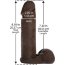 Насадка-реалистик Vac-U-Lock 8 ULTRASKYN Cock - 20,6 см. - Насадка-реалистик Vac-U-Lock 8 ULTRASKYN Cock - 20,6 см.