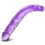 Фиолетовый двусторонний фаллоимитатор 14 Inch Double Dildo - 35 см. - Фиолетовый двусторонний фаллоимитатор 14 Inch Double Dildo - 35 см.