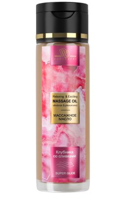 Массажное масло «Клубника со сливками» - 250 мл. Массажное масло с чувственным ароматом усилит сексуальные переживания и подарит незабываемое наслаждение! Создано специально для интимного массажа, мягко стимулирует самые чувствительные участки тела вашего партнера и служит идеальной прелюдией для самых изысканных эротических сценариев. Всего несколько его капель обеспечивают отзывчивость эрогенных зон и прекрасное скольжение, приглашая вас окунуться в проникновенный мир любовных приключений. Прекрасно ухаживает за кожей, увлажняя ее, не оставляет ощущения липкости. Натуральные ингредиенты, входящие в его состав, бережно питают и восстанавливают вашу кожу, делая ее бархатистой, насыщая витаминами, в то время пока вы наслаждаетесь страстными прикосновения Вашего партнера. нанести необходимое количество на кожу и втирать массажными движениями. Использовать строго по назначению. Прекратить использование при чувствительности на какой-либо компонент массажного масла или возникновении аллергической реакции. Не является контрацептивом. Миндальное масло, Масло виноградных косточек, Кунжутное масло, Масло авокадо, Масло ореха, Сафлоровое масло, Гриндокс, Консервант ВНТ, Отдушка, FIX00001, Изоамбер супер (54464-57-2). Страна: Россия. Объем: 250 мл.