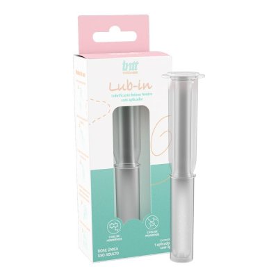 Интимная смазка на водной основе Lub-in - 5 гр. Lub-in – это интимная смазка с аппликатором, которая облегчает интимную близость. Этот бесцветный гель смазывает более интенсивно, поскольку гель доставляется прямиком к стенкам влагалища, обеспечивая более эффективную и глубокую смазку. Его формула напоминает естественную женскую смазку и не повреждает презервативы и секс-игрушки. Многих женщин больше всего беспокоит отсутствие смазки во влагалище, когда дело доходит до удовольствия. Помня об этом, компания Intt создала Lub-In, смазку, которая действует изнутри, смазывая интимную область в целом, тем самым обеспечивая более приятный сексуальный опыт. Натуральный состав, не содержащий гормонов и парабенов, веганский. Как использовать: - Снимите крышку продукта. - Снимите уплотнитель со дна шприца. - Поместите крышку в место, где была снята пломба, чтобы можно было вытолкнуть жидкость. - Вставьте аппликатор во влагалище и нажимайте на поршень до тех пор, пока не будет нанесен весь гель. - Снимите и выбросьте аппликатор. Aqua, Flavor, Glycerin, Sodium Cyclamate and Aspartame and Sodium Saccharin and Silicon Dioxide and Acesulfame K, Hydroxyethylcellulose, Sodium Benzoate, EDTA, Citric Acid. Страна: Бразилия. Объем: 5 гр.