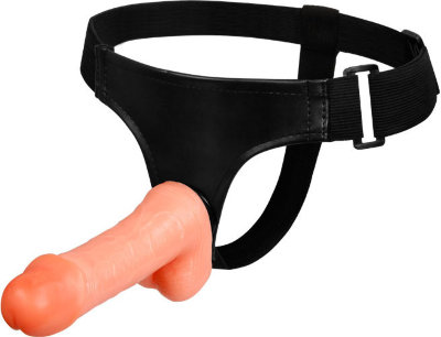 Фаллоимитатор-реалистик на трусиках - 18 см. Длина: 18 см. Диаметр: 4 см. Этот фаллоимитатор, надежно фиксирующийся на регулируемых трусиках, - отличная секс-игрушка для совместного времяпрепровождения в постели. Им можно просто ласкать себя, погружая раз за разом в лоно. Помимо скольжения и чувственных толчков он подарит еще и массу удовольствия. Если же надеть трусики, вы сразу же становитесь активным партнером, а значит – властительницей наслаждения. Приласкайте своего секс-партнера, откройте ему мир сексуального блаженства. Страна: Китай. Материал: анодированный пластик, TPE.