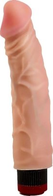 Рельефный вибратор-реалистик - 20,5 см. Длина: 24.2 см. Диаметр: 4.6 см. Крупные размеры, ярко выраженный рельеф, мощная вибрация, усиливающаяся с поворотом колёсика в основании… Пожалуй, этими качествами могут похвастать многие вибраторы. А вот материал неоскин – супер нежный, бархатистый, на ощупь точь-в-точь как живая плоть… О, такой исключительно у массажёров российского производителя LOVETOY! Испытайте этого крепыша в деле: максимально чувственное скольжение, трепет от розовой головки и до встроенного пульта унесут вас в мир плотских удовольствий. Рабочая длина - 21 см. Диаметр головки - 4,2 см. Страна: Россия. Материал: неоскин. Батарейки: 2 шт., тип AA.