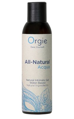 Интимный гель на водной основе Orgie All-Natural Acqua - 150 мл. All-Natural Acqua — это гладкий и шелковистый лубрикант на водной основе, обеспечивающий повышенный уровень комфорта и повышенное сексуальное удовольствие. Что отличает этот продукт, так это его формула с натуральными ингредиентами, загустителем из растительной целлюлозы и не содержит парабенов, силикона, жидкого парафина, глицерина и сорбита. All-Natura Acqua доставляет по-настоящему приятные и полезные ощущения. Не имеет запаха, не липкий, легко моется и чистится. AQUA, HYDROXYETHYLCELLULOSE, SODIUM BENZOATE, CITRIC ACID, DISODIUM PHOSPHATE, POLYSORBATE 60, SODIUM PHOSPHATE. Страна: Португалия. Объем: 150 мл.