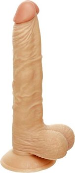 Телесный фаллоимитатор G-GIRL STYLE 9INCH DONG WITH SUCTION CAP - 22,8 см.