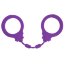 Фиолетовые силиконовые наручники Suppression - Фиолетовые силиконовые наручники Suppression