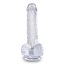 Прозрачный фаллоимитатор King Cock Clear 6 Cock with Balls - 17,8 см. - Прозрачный фаллоимитатор King Cock Clear 6 Cock with Balls - 17,8 см.