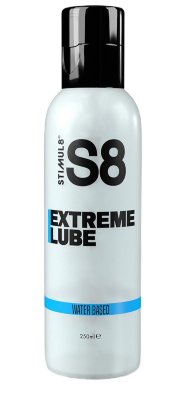 Смазка на водной основе S8 Extreme Lube - 250 мл. S8 Extreme Lube — это идеальная смазка на водной основе, созданная для того, чтобы улучшить ваши интимные ощущения. Эта смазка премиум-класса специально разработана с LAURETH-9, чтобы обеспечить расслабление, задержку и десенсибилизацию, обеспечивая безболезненное проникновение и максимальное удовольствие. S8 Extreme Lube — это идеальное решение для повышенного комфорта и продолжительной близости. Его уникальная формула обеспечивает плавное и приятное ощущение, облегчая при этом плавное и легкое проникновение. Попрощайтесь с дискомфортом и поприветствуйте чистое удовольствие. Эта смазка совместима с презервативами, что делает ее безопасным и надежным выбором для интимной близости. Благодаря своей стойкой формуле S8 Extreme Lube обеспечивает непрерывное удовольствие и устраняет необходимость частого повторного нанесения, позволяя вам сосредоточиться на моменте. Будьте уверены, что S8 Extreme Lube не содержит масел и жиров, что снижает потенциальный беспорядок или остатки. Чтобы обеспечить оптимальную эффективность, просто встряхните бутылку перед использованием, чтобы равномерно распределить ингредиенты. Aqua, Glycerin, Propylenglycol, Laureth 9, Tocopheryl Acetate, Sodium Acrylate / Sodium Acryloyldimethyl Taurate Copolymer, Isohexadecane, Hydroxyethylcellulose, Polysorbate 80, Phenoxyethanol, Ethylhexylglycerin. Страна: Нидерланды. Объем: 250 мл.