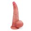 Телесный вибратор-реалистик на присоске - 30 см. - Телесный вибратор-реалистик на присоске - 30 см.