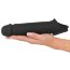 Черная вибронасадка для пениса с хомутом для мошонки и пультом ДУ Remote Controlled Penis Extension - Черная вибронасадка для пениса с хомутом для мошонки и пультом ДУ Remote Controlled Penis Extension