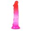 Яркий розово-красный фаллоимитатор с присоской - Яркий розово-красный фаллоимитатор с присоской