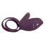 Фиолетовая насадка на член с клиторальным отростком и пультом ДУ RC Couple’s Vibrator 2 - Фиолетовая насадка на член с клиторальным отростком и пультом ДУ RC Couple’s Vibrator 2
