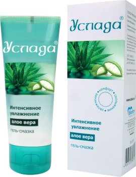 Гель-лубрикант Услада с алое вера - 60 гр.