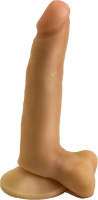 Фаллоимитатор-реалистик с присоской - 16,5 см. Длина: 16.5 см. Диаметр: 3.4 см. Секс-игрушка для взрослых не позволит вам заскучать. Этот удивительно реалистичный фаллоимитатор в точности повторяет форму фаллоса в очень возбужденном состоянии. Аккуратная головка, упругий, приятный на ощупь ствол и нежная мошонка пробуждают в женщине любого возраста искру страсти. Закрепить его на поверхности легко - для этого у дилдо есть присоска в основании. Страна: Россия. Материал: поливинилхлорид (ПВХ, PVC).