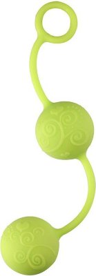 Зелёные вагинальные шарики с завитушками на поверхности Длина: 20.3 см. Диаметр: 3.6 см. Зелёные вагинальные шарики с завитушками на поверхности. Приятные на ощупь, из силикона. Страна: Китай. Материал: силикон.