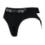 Черные трусики для насадок Heroine Lingerie Harness - size M - Черные трусики для насадок Heroine Lingerie Harness - size M