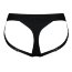 Черные трусики для насадок Heroine Lingerie Harness - size M - Черные трусики для насадок Heroine Lingerie Harness - size M