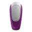 Фиолетовый вибромассажёр для пар Satisfyer Double Fun - Фиолетовый вибромассажёр для пар Satisfyer Double Fun