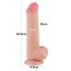 Телесный фаллоимитатор 8 Sliding Skin Dual Layer Dong - 20,8 см. - Телесный фаллоимитатор 8 Sliding Skin Dual Layer Dong - 20,8 см.