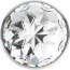 Большая серебристая анальная пробка Diamond Clear Sparkle Large с прозрачным кристаллом - 8 см. - Большая серебристая анальная пробка Diamond Clear Sparkle Large с прозрачным кристаллом - 8 см.