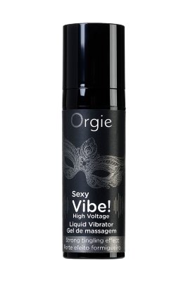 Гель для массажа ORGIE Sexy Vibe High Voltage с эффектом вибрации - 15 мл. Orgie Sexy Vibe High Voltage помогает превратить массаж в захватывающую игру, выразительно подчеркивающую ваши чувства к партнеру. Просто распределите невесомый гель по телу и позвольте яркому вибрирующему эффекту усилить удовольствие от каждого прикосновения. Эксклюзивная смесь растений из Амазонии повышает восприимчивость кожи к ласкам. Гель содержит только высококачественные безопасные компоненты и не вызывает раздражения даже на слизистой. Страна: Португалия. Объем: 15 мл.
