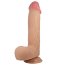 Телесный фаллоимитатор с эффектом скользящей кожи - 23,4 см. - Телесный фаллоимитатор с эффектом скользящей кожи - 23,4 см.